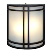 Access Lighting Artemis 2 Light 12" Tall LED Outdoor Wall Sconce Bronze