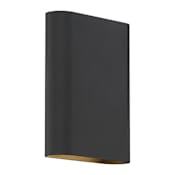 Access Lighting Lux 8" Tall LED Wall Sconce Black / Frosted