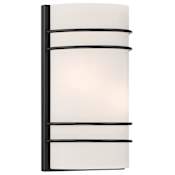 Access Lighting Artemis 2 Light 12" Tall LED Wall Sconce Matte Black