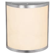Access Lighting Artemis 2 Light 11" Tall LED Wall Sconce - 3000K Brushed Steel / Opal