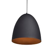 Access Lighting Nostalgia 12" Wide Pendant Matte Black