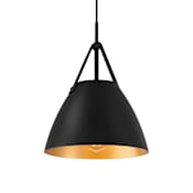 Access Lighting Tanner 11" Wide Pendant Matte Black