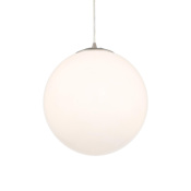 Access Lighting Pearl 16" Wide Pendant Brushed Steel