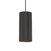 Access Lighting Pilson 5" Wide Mini Pendant Matte Black