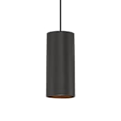 Access Lighting Pilson 5" Wide LED Mini Pendant Matte Black