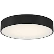 Access Lighting Como 14" Wide LED Flush Mount Ceiling Fixture Black / White
