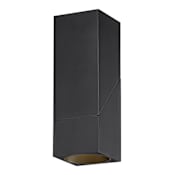 Access Lighting Transformer 3" Wide LED Flush Mount Outdoor Ceiling Fixture - 3000K Black / Clear