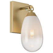 Access Lighting Ombre 11" Tall LED Wall Sconce Antique Brass