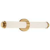 Access Lighting Aqua 2 Light 19" Wide LED Bath Bar Brushed Gold