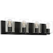 Access Lighting Oslo 4 Light 30" Wide LED Vanity Light Matte Black