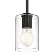 Access Lighting Oslo 4" Wide LED Mini Pendant Matte Black