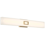 Access Lighting Restore 36" Wide LED Bath Bar Antique Brushed Brass