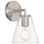 Access Lighting Katie 10" Tall Wall Sconce Brushed Steel
