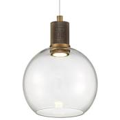 Access Lighting Port Nine 8" Wide LED Mini Pendant Antique Brushed Brass