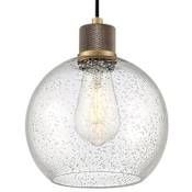 Access Lighting Port Nine 8" Wide LED Mini Pendant Antique Brushed Brass