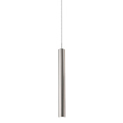 Access Lighting Pipeline 2" Wide LED Mini Pendant Brushed Steel / White