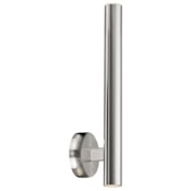 Access Lighting Pipeline 14" Tall LED Wall Sconce Brushed Steel / White