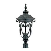Acclaim Lighting Naples 3 Light 25.75" Height Post Light Matte Black