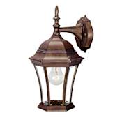 Acclaim Lighting Bryn Mawr 1 Light 15.5" Height Outdoor Wall Sconce Burled Walnut
