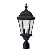 Acclaim Lighting Telfair 2 Light 21.5" Height Post Light Matte Black