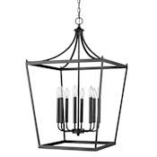 Acclaim Lighting Kennedy 8 Light 20" Wide Taper Candle Chandelier Matte Black