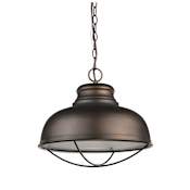 Acclaim Lighting Ansen Single Light 16" Wide Pendant with Metal Shade Oil Rubbed Bronze