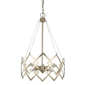 Acclaim Lighting Nora 4 Light 15" Wide Taper Candle Pendant Washed Gold