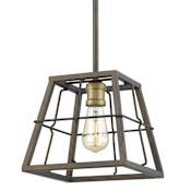 Acclaim Lighting Charley Single Light 10" Wide Mini Pendant Oil Rubbed Bronze