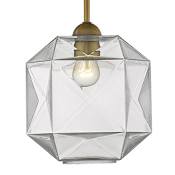 Acclaim Lighting Loft Single Light 10" Wide Mini Pendant Brass