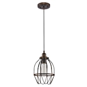 Acclaim Lighting Loft Single Light 7" Wide Pendant Oil Rubbed Bronze