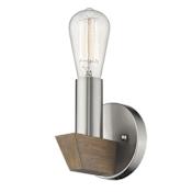 Acclaim Lighting Finnick Single Light 6" Tall Wall Sconce Satin Nickel
