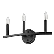 Acclaim Lighting Sawyer 3 Light 18" Wide Vanity Light Matte Black