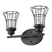 Acclaim Lighting Piers 2 Light 16" Wide Bathroom Vanity Light Matte Black