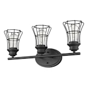 Acclaim Lighting Piers 3 Light 23" Wide Bathroom Vanity Light Matte Black