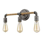 Acclaim Lighting Grayson 3 Light 18" Wide Bathroom Vanity Light Antique Gray
