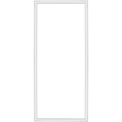 Ackland 2- Panel Layout 54 in. x 24 in. Peel & Stick Wall Molding Panel Kit for Decorative Accent Walls and DIY Wainscoting (20 LF/Carton) White