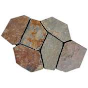 Ackland 18" x 24" Solid Floor and Wall Tile - Tumbled Visual - Sold by Sheet (2.75 SF/Sheet) Sierra Gold