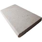 Ackland 12 in. x 24 in. x 2 in. Sandblasted Marble Pool Coping - Sold by Piece (2 SF/Piece) Champagne Coast