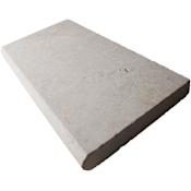 Ackland 12 in. x 24 in. x 2 in. Sandblasted Marble Pool Coping - Sold by Pallet (80 SF/Pallet) Champagne Coast