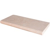 Ackland 16 in. x 24 in. x 2 in. Sandblasted Marble Pool Coping - Sold by Piece (2.67 SF/Piece) Champagne Coast