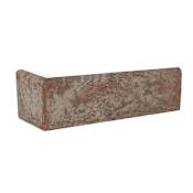 Ackland Terabrik - 2" x 11" Clay Brick Floor and Wall Tile - Sold by Carton (1.7 SF/Carton) Rustic Rouge