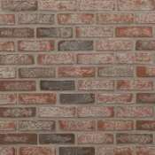 Ackland Terabrik - 2" x 8" Clay Subway Floor and Wall Tile - Sold by Carton (7.25 SF/Carton) Rustic Rouge