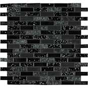 Ackland 12" x 12" Glass Brick Mosaic Tile - Glossy Visual - Sold by Carton (14.7 SF/Carton) Onyxa