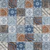Ackland 12" x 12" Glass Square Wall Mosaic Tile - Glossy Visual - Sold by Carton (15 SF/Carton) Toscana