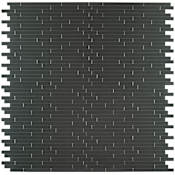 Ackland Tactiq - 12" x 12" Metal Linear Wall Mosaic Tile - Glossy Visual - Sold by Carton (18.4 SF/Carton) Monte Silvera