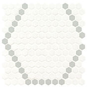 Ackland 12" x 12" Porcelain Floor and Wall Mosaic Tile - Matte Visual - Sold by Carton (14.55 SF/Carton) Moonlite