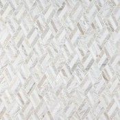 Ackland 11" x 12" Marble Geometric Wall Mosaic Tile - Polished Visual - Sold by Carton (9.4 SF/Carton) Auralie