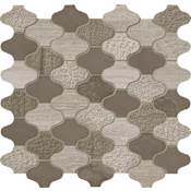 Ackland 12" x 12" Marble Arabesque/Baroque Mosaic Tile - Tumbled Visual - Sold by Carton (10.5 SF/Carton) Canyon Gale