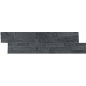 Ackland Tactiq - 6" x 22" Stone Brick Mosaic Tile - Honed Visual - Sold by Carton (13.8 SF/Carton) Imperial Ink