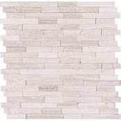 Ackland Tactiq - 12" x 13" Marble Rectangle Mosaic Tile - Honed Visual - Sold by Carton (15 SF/Carton) Tivoli Sand